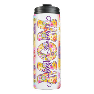Best mam ooit Amazing Floral Thermosbeker