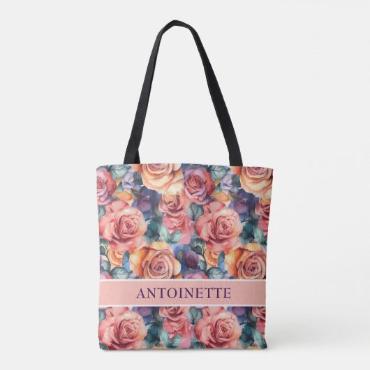 Best mam ooit botanisch tote bag (Achterkant)
