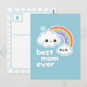 Best mam ooit briefkaart (Voorkant / Achterkant)