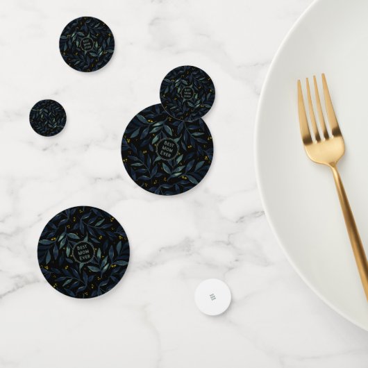 Best mam ooit elegante bloemtakken confetti (Groep)