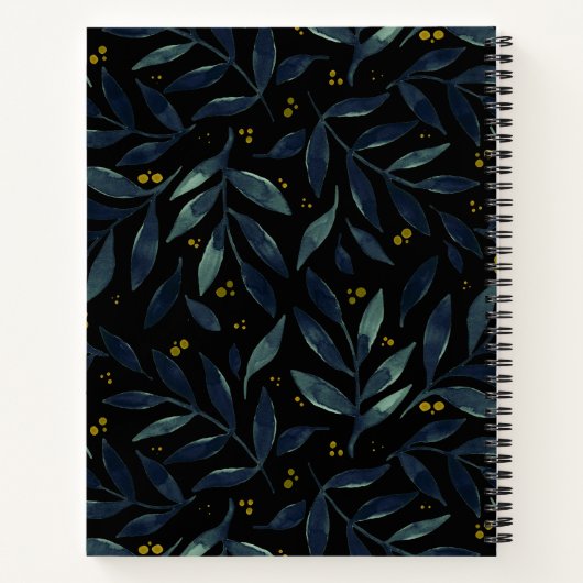 Best mam ooit elegante bloemtakken notitieboek (Achterkant)