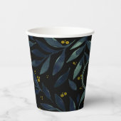 Best mam ooit elegante bloemtakken papieren bekers (Voorkant)