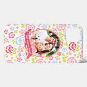 Best mam ooit - Floral - Aangepaste foto Case-Mate iPhone Case (Achterkant (horizontaal))
