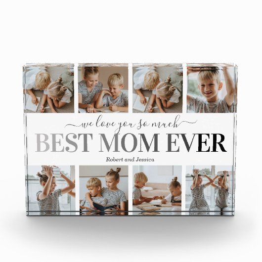 Best mam ooit foto Block (Voorkant)