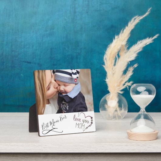 Best mam ooit foto Plaque met Easel Fotoplaat (Insitu)