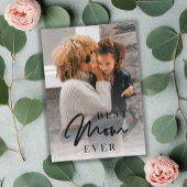 Best mam ooit gepersonaliseerd Moederdag Holid Feestdagenkaart