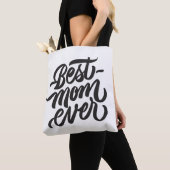 Best mam ooit handgeschreven script Typografie Tote Bag (Dichtbij)