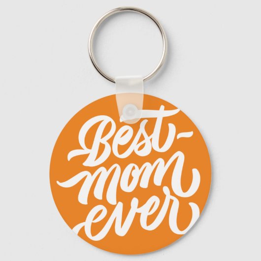 Best mam ooit handgeschreven Script Typography Ora Sleutelhanger (Voorkant)