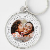 Best mam ooit - Klassieke Eenvoudige foto Sleutelhanger (Voorkant)