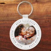 Best mam ooit - Klassieke Eenvoudige foto Sleutelhanger (Voorkant)