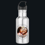 Best mam ooit - Klassieke Eenvoudige foto Waterfles<br><div class="desc">Dit eenvoudige en klassieke ontwerp is samengesteld uit serif typografie en voegt een douanefoto toe.</div>