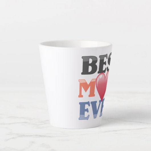 Best mam ooit latte mok (Voorkant)