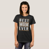 Best mam ooit mama Leopard print Happy Moeders Da T-shirt (Voorkant volledig)