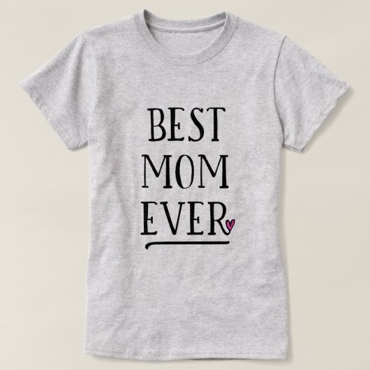 Best mam ooit met kleine hartstilstand t-shirt (Design voorkant)