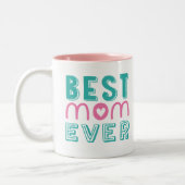 Best mam ooit Mok met twee tafels (Links)