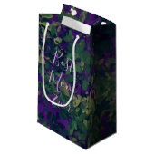 Best mam ooit Paarse tuinbouwhandjes met handschri Klein Cadeauzakje (Voorkant Gekanteld)