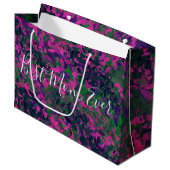 Best mam ooit Unieke tuinbouillon gekleurd Groot Cadeauzakje (Voorkant Gekanteld)