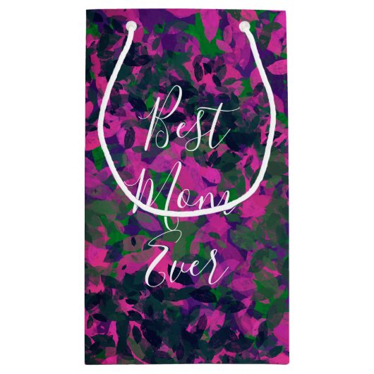 Best mam ooit Unieke tuinbouillon gekleurd Klein Cadeauzakje (Achterkant)