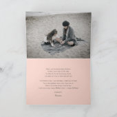 Best mam ooit White Bold Brush Script Moderne foto Kaart (Binnen)