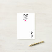 Best mam over Post-It Notes (Op bureau)