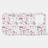 Best mam Penguin kerstpatroon Case-Mate iPhone Case (Achterkant (horizontaal))