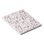 Best mam Penguin kerstpatroon Notitieblok (Schuin)