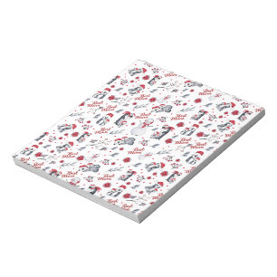 Best mam Penguin kerstpatroon Notitieblok