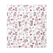 Best mam Penguin kerstpatroon Notitieblok (Voorkant)