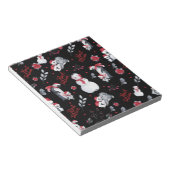 Best mam Penguin kerstpatroon Notitieblok (Schuin)