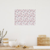 Best mam Penguin kerstpatroon Poster (Keuken)