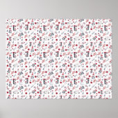 Best mam Penguin kerstpatroon Poster (Voorkant)