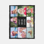 Best mam Photo Collage Fleece Deken (Voorkant)