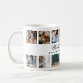 Best Mam Photo Collage van Elegant Script World Koffiemok (Links)