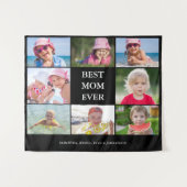 Best mam Photo Collage Wandkleed (Voorkant (horizontaal))