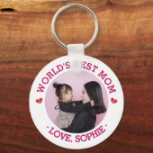 Best Mam Photo Custom Sleutelhanger (Voorkant)