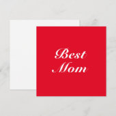 Best mam red klassiek script elegant stijlvolle ka (Voorkant / Achterkant)