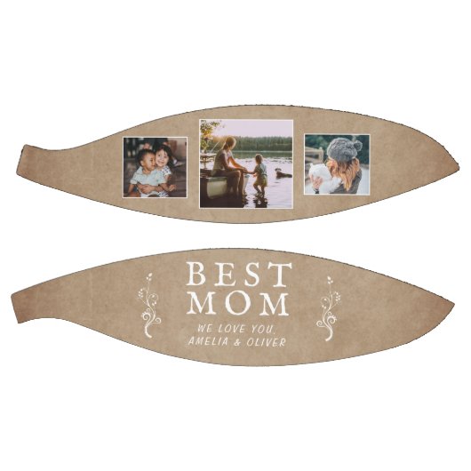 Best mam Rustic Foliage 3 Aangepaste foto's Moeder Basketbal (Panelen)