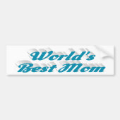 Best mam sky blue text bumpersticker (Voorkant)