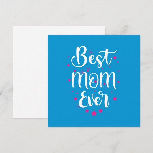 Best mam Text en Little Stars (Voorkant / Achterkant)