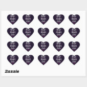 Best mam Text en Little Stars Hart Sticker (Vel)