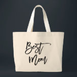 Best mam Trendy Lettering Grote Tote Bag<br><div class="desc">Ideaal voor mama. Bezoek de winkel om meer te zien!</div>