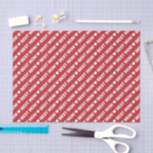 Best mam White op donkerrood plakpapier Tissuepapier (Craft)