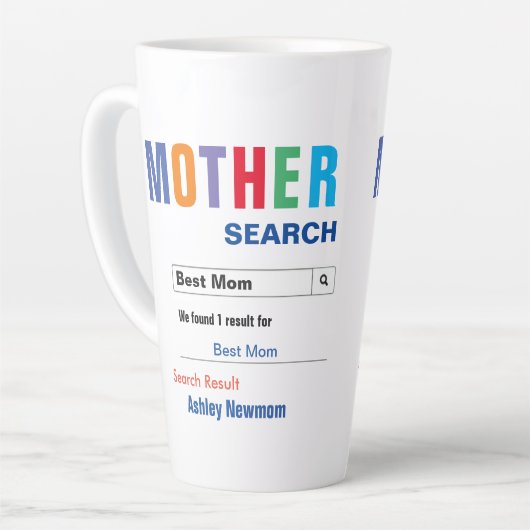 Best mam zoeken latte mok (Linkerhoek)