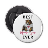 Best Mama Beer Ever Button Bottle Open Button Flesopener (Voorkant)