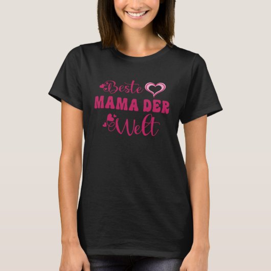 Best Mama der Welt T-shirt (Voorkant)