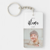 Best Mama Ever Custom Photo Sleutelhanger voor moe (Voorkant)