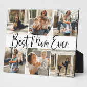 "Best Mama Ever" Keepslag 6 Foto Collage Fotoplaat (Zijkant)