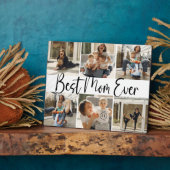 "Best Mama Ever" Keepslag 6 Foto Collage Fotoplaat (Zijkant)