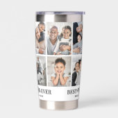 Best Mama Photo Collage Mother Geïsoleerde Drinkbeker (Links)