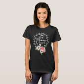 Best Mamaw Ever Floral Decoration Grandma T-shirt (Voorkant volledig)